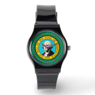 Reloj De Pulsera Diseño de la bandera del estado de Washington