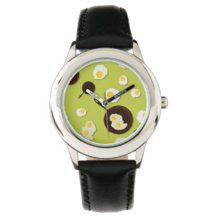 Reloj De Pulsera Diseño de la comida de la diversión de los huevo