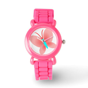 Reloj De Pulsera Diseño de mariposa rosa