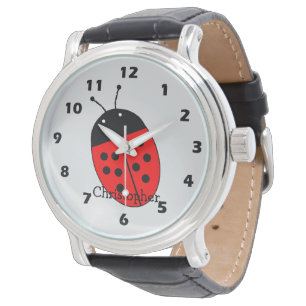 Reloj De Pulsera Diseño de mariquita