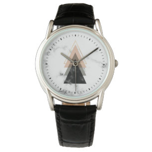 Reloj De Pulsera Diseño de mármol en colores pastel de la impresi