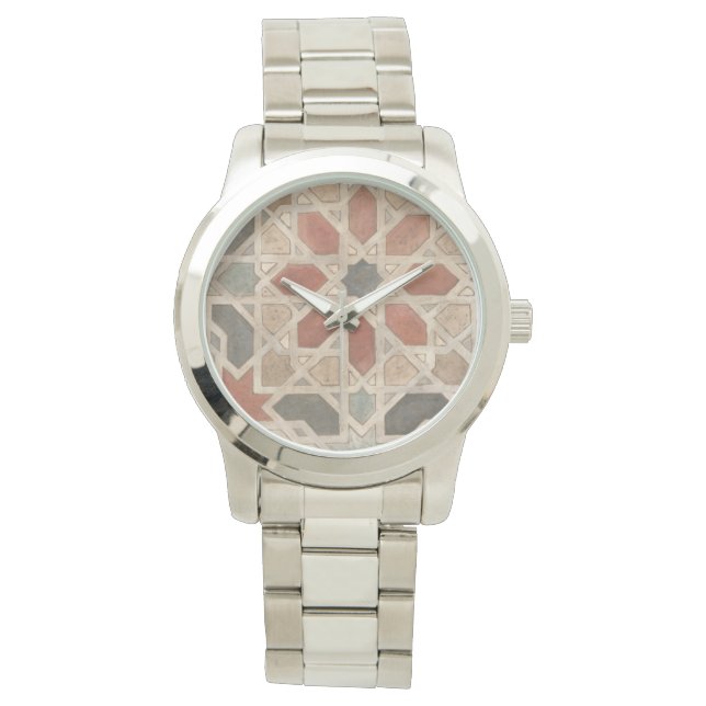 Reloj De Pulsera Diseño de Marrakech no embellecido II (Anverso)