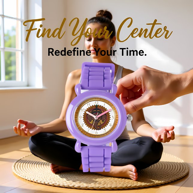 Reloj De Pulsera Diseño de metalizador de elefante mandala adorable (Subido por el creador)