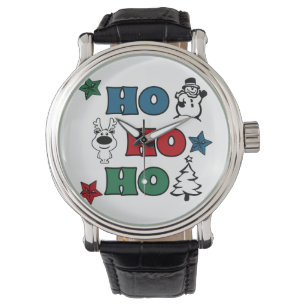 Reloj De Pulsera Diseño de Navidades Ho-Ho-Ho