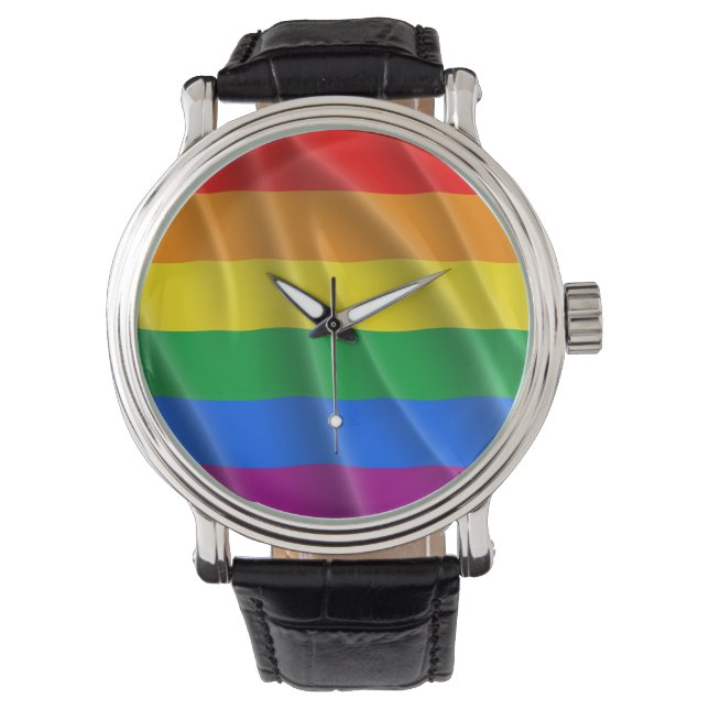 Reloj De Pulsera DISEÑO DE OLA DE ORGULLO GAY -.png (Anverso)