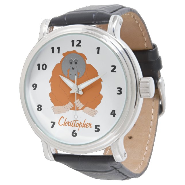 Reloj De Pulsera Diseño de orangután personalizado (Angular)