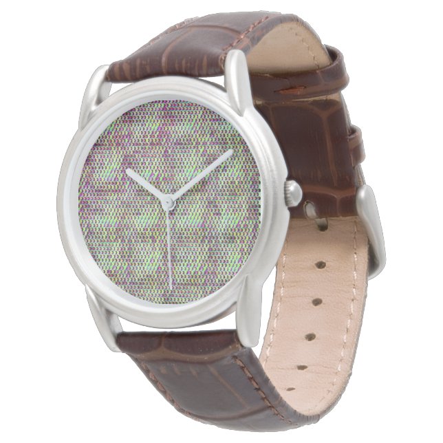 Reloj De Pulsera Diseño de patrones digitales abstractos modernos 1 (Angular)