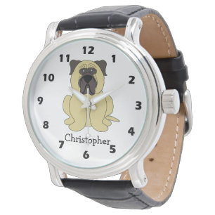 Reloj De Pulsera Diseño de perro Bullmastiff
