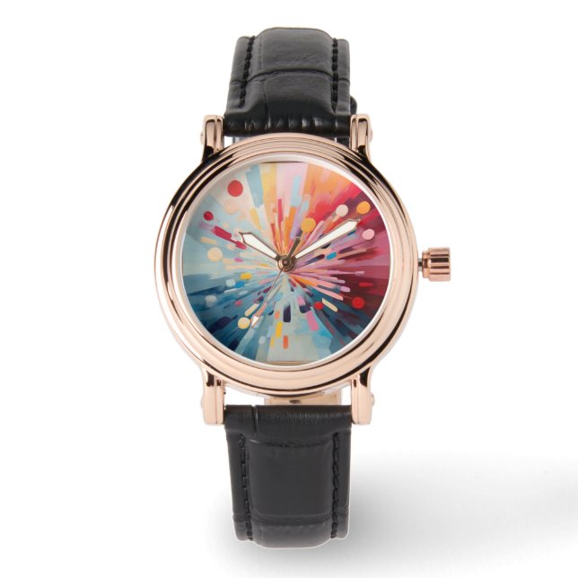 Reloj De Pulsera diseño de pintura (Anverso)