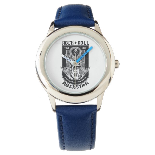 Reloj De Pulsera Diseño de rock de guitarra (Anverso)