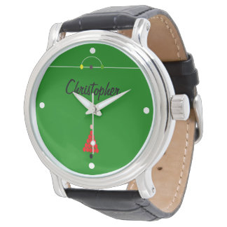 Reloj De Pulsera Diseño de Snooker Personalizado