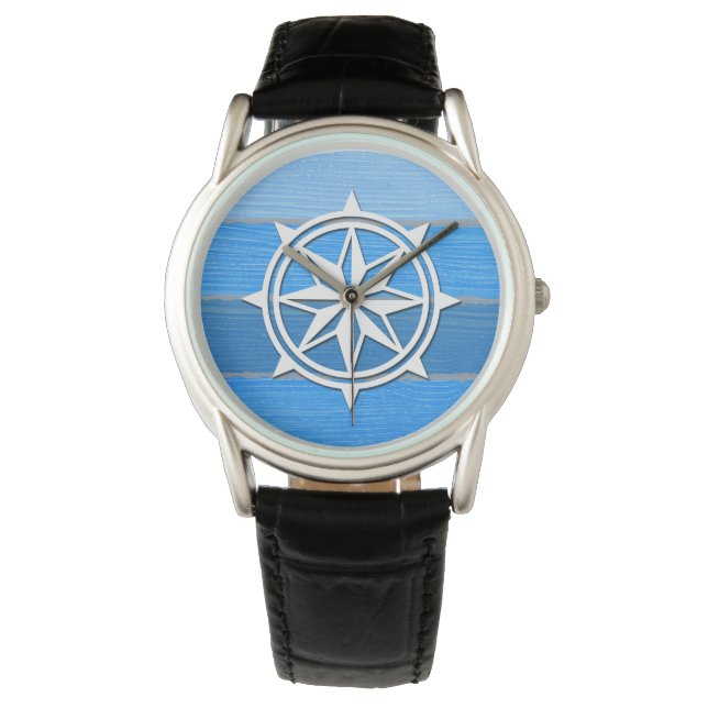 Reloj De Pulsera Diseño de temática náutica (Anverso)
