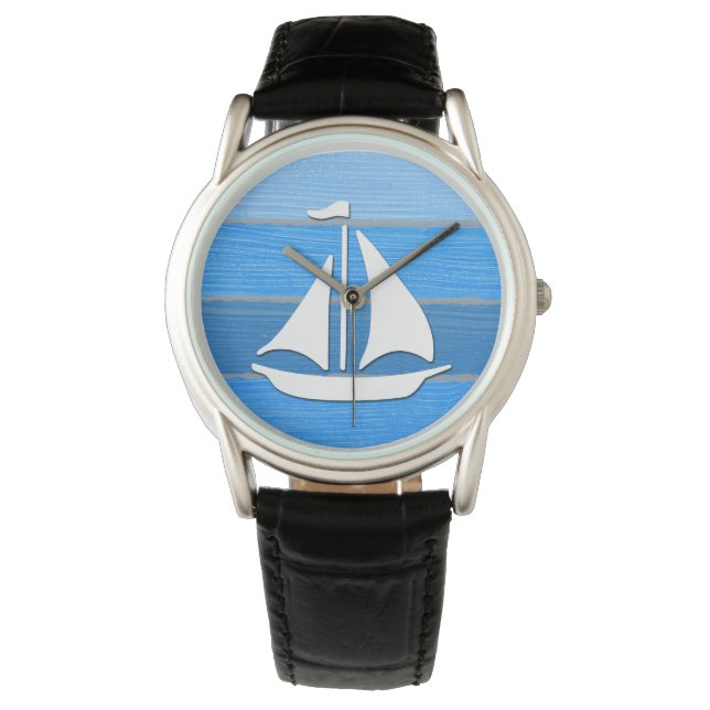 Reloj De Pulsera Diseño de temática náutica (Anverso)