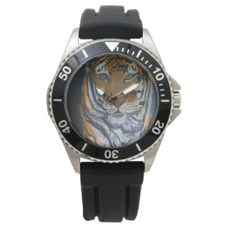 RELOJ DE PULSERA DISEÑO DE TIGER WATCH DEL ARTISTA PAULA REILLY