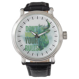 Reloj De Pulsera Diseño de toro | Recordatorio | Motivación