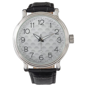 Reloj De Pulsera Diseño de una pelota de golf blanca