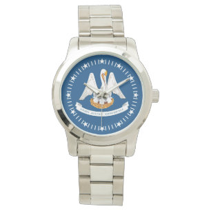 Reloj De Pulsera Diseño del dial de la estrella de la bandera del
