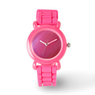 Reloj De Pulsera Diseño diagonal rosado