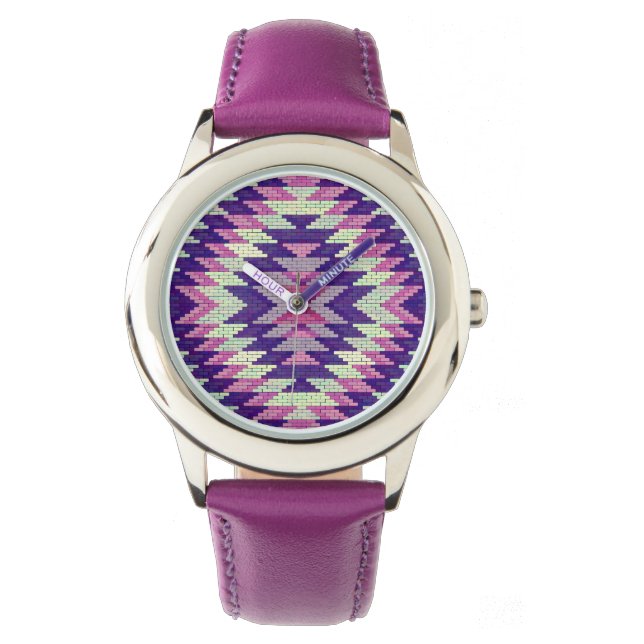 Reloj De Pulsera Diseño elegante azteca (Anverso)