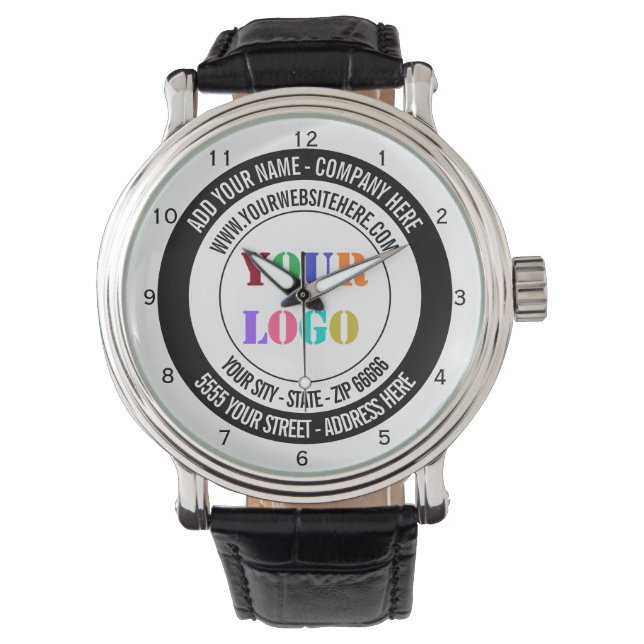 Reloj De Pulsera Diseño especial del sitio web de la dirección del  (Anverso)