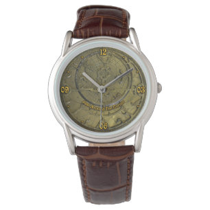 Reloj De Pulsera Diseño facial astrolabio