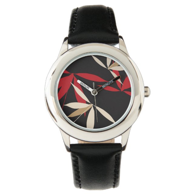 Reloj De Pulsera Diseño floral (Anverso)