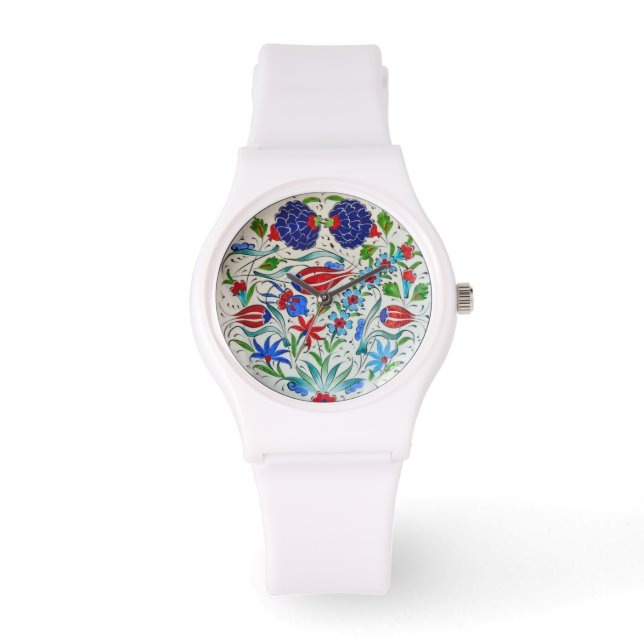 Reloj De Pulsera Diseño floral turco (Anverso)