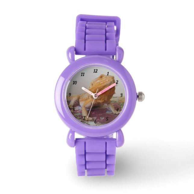 Reloj De Pulsera Diseño fotográfico Cute Beardie (Anverso)