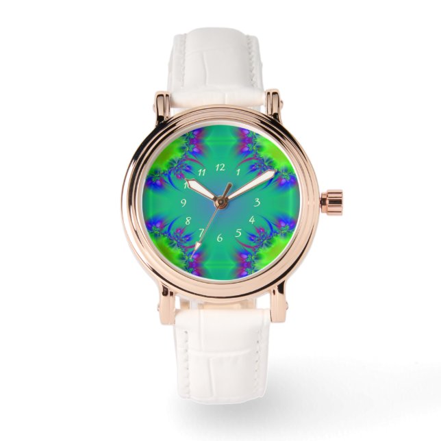 Reloj De Pulsera Diseño fractal de bonito (Anverso)