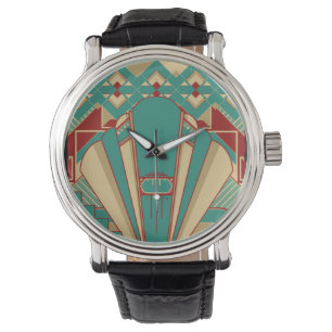 Reloj De Pulsera Diseño geométrico de Deco
