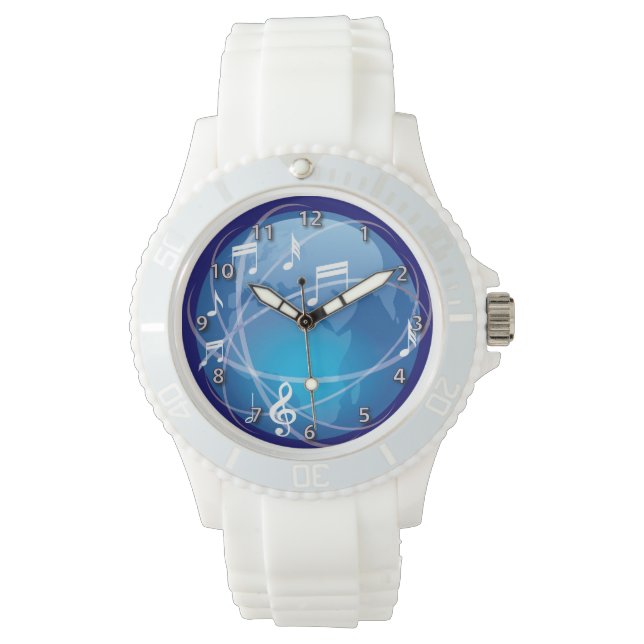 Reloj De Pulsera Diseño global de World Music (Anverso)