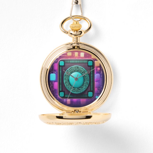 Reloj De Pulsera Diseño Gold Pocket Watch | Pocket Watch | (Anverso)