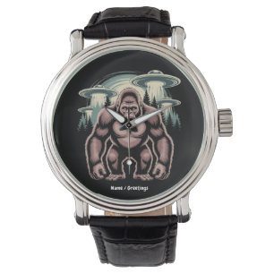 Reloj De Pulsera Diseño gráfico divertido Bigfoot Sasquatch Alien U