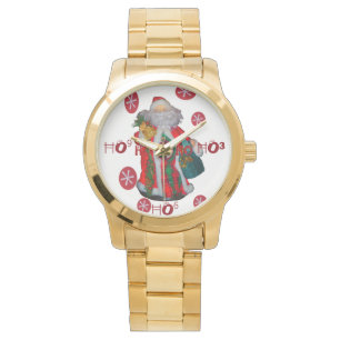 Reloj De Pulsera Diseño gráfico H³ HoHo Santa Time Personalizado