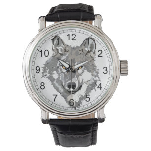 Reloj De Pulsera Diseño Gray Wolf