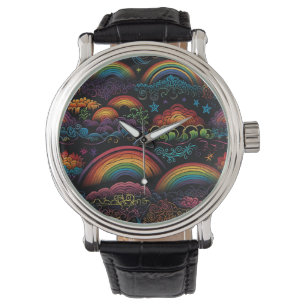 Reloj De Pulsera Diseño LGBYQ arcoiris