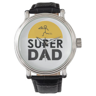 Reloj De Pulsera Diseño moderno y bello "SUPER DAD"