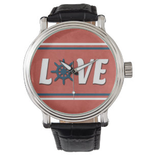 Reloj De Pulsera Diseño náutico de amor