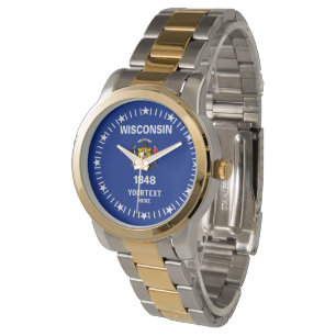 Reloj De Pulsera Diseño personalizado de la bandera del estado de