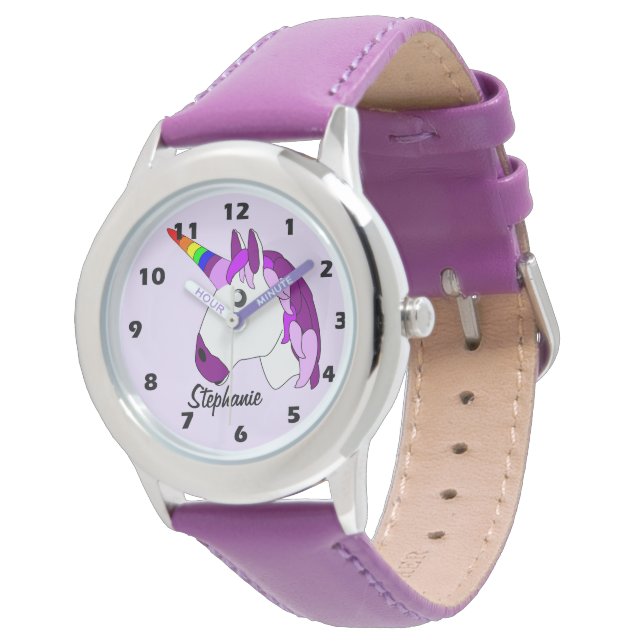 Reloj De Pulsera Diseño personalizado de unicornio (Angular)