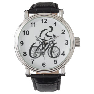 Reloj De Pulsera Diseño temático de la bicicleta del ciclista
