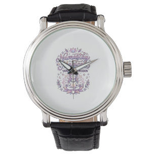 Reloj De Pulsera Diseño tipográfico mágico adorable Namastay Unicor