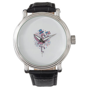 Reloj De Pulsera Diseño vectorial de fuegos artificiales de flamenc