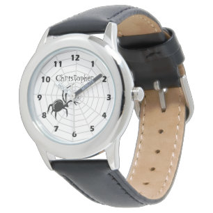 Reloj De Pulsera Diseño Web de araña personalizado