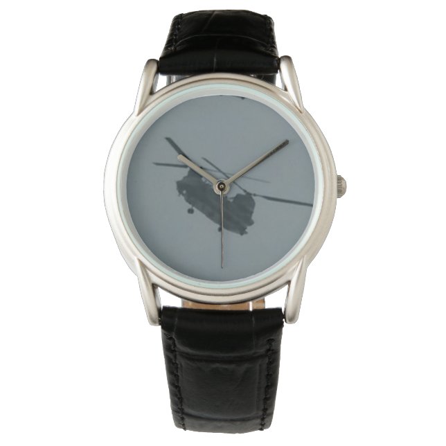 Reloj De Pulsera Diseños De Helecopter Chinook De KABFA (Anverso)
