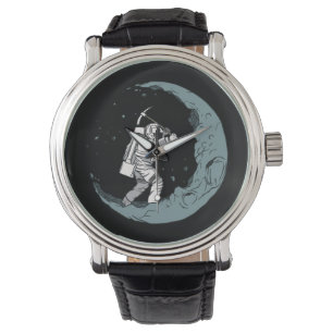 Reloj De Pulsera Disparador lunar astronauta
