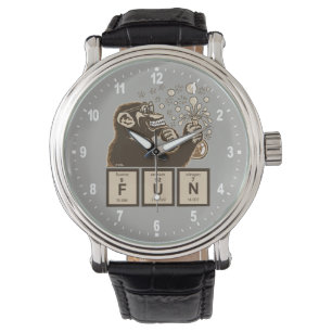 Reloj De Pulsera Diversión descubierta mono de la química