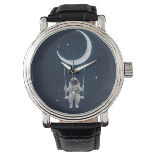 Reloj De Pulsera Diversión en el espacio - Astronauta balanceándose
