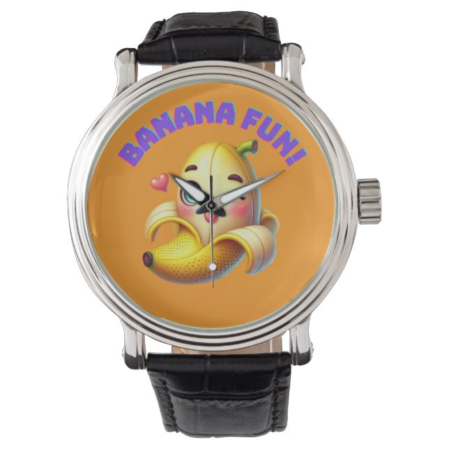 Reloj De Pulsera Divertido diseño de ganadería bananera para divers (Anverso)