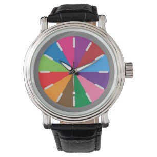 Reloj De Pulsera Divertido estilo de tubería multicolor